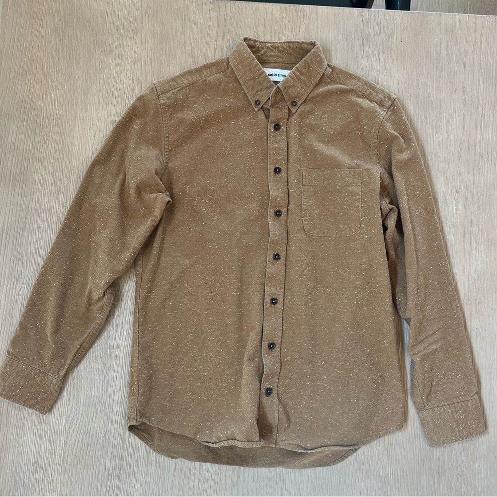 Taylor Stitch - The Jack in British Khaki Donegal - Size 38